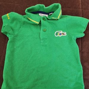 Selling Lacoste Polo Kid Shirt Green